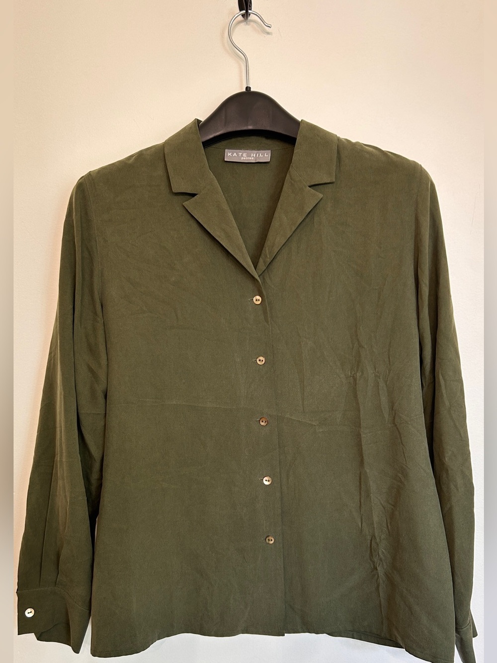 KATE HILL 100% SILK BLOUSE